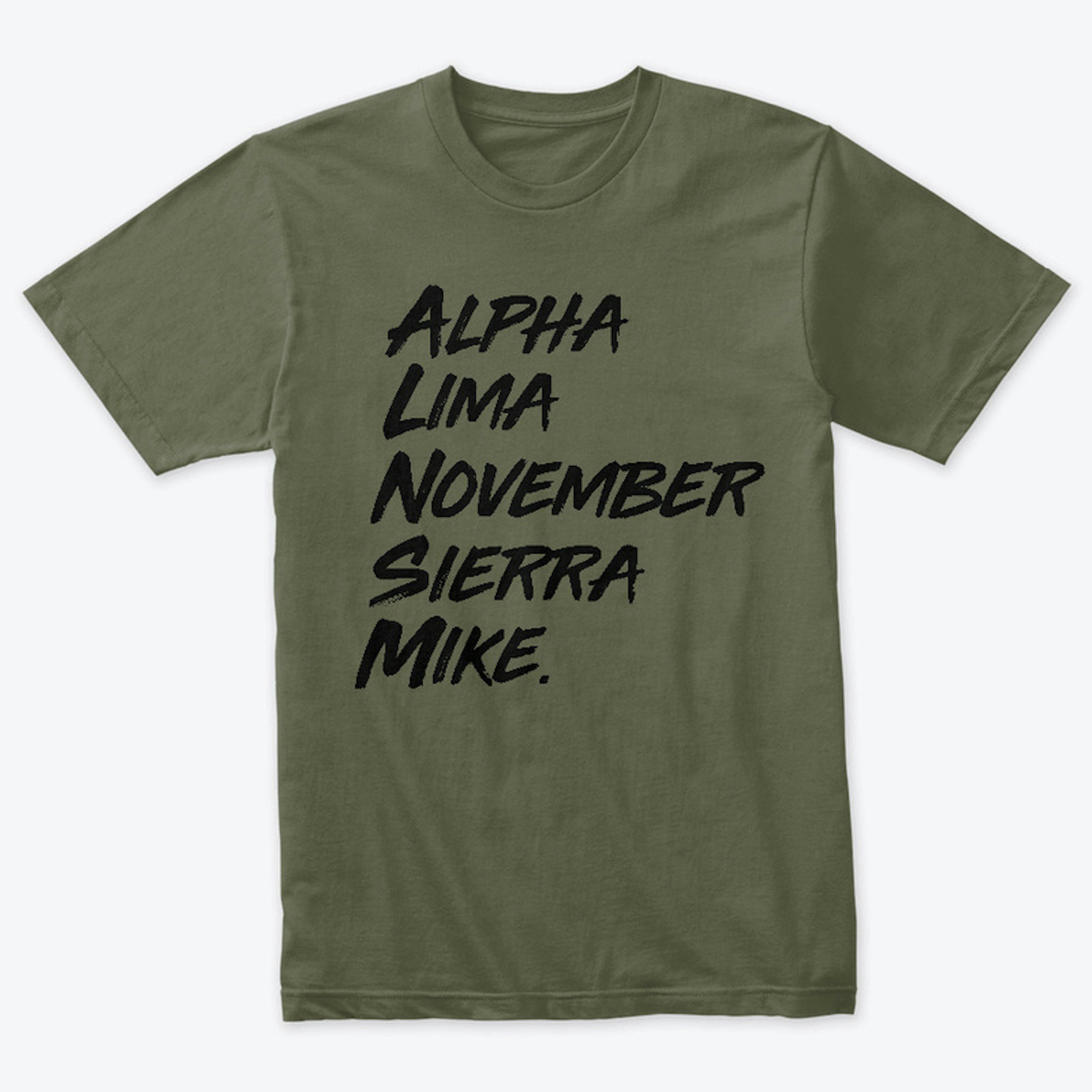 ALNSM Tactical Phonetic T-Shirt